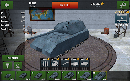 坦克硬装甲2无限金币版