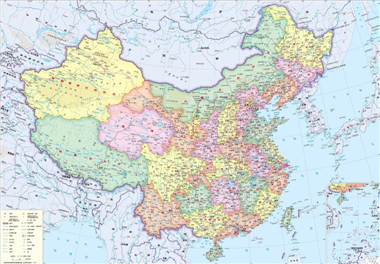 中国地图高清版大图手机版 中国地图高清版大图片可放大